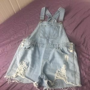 Hot Kiss “Ava” Short Overalls - Size 10